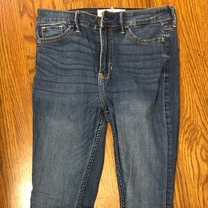 Hollister Women's Skinny Jeans in Blue